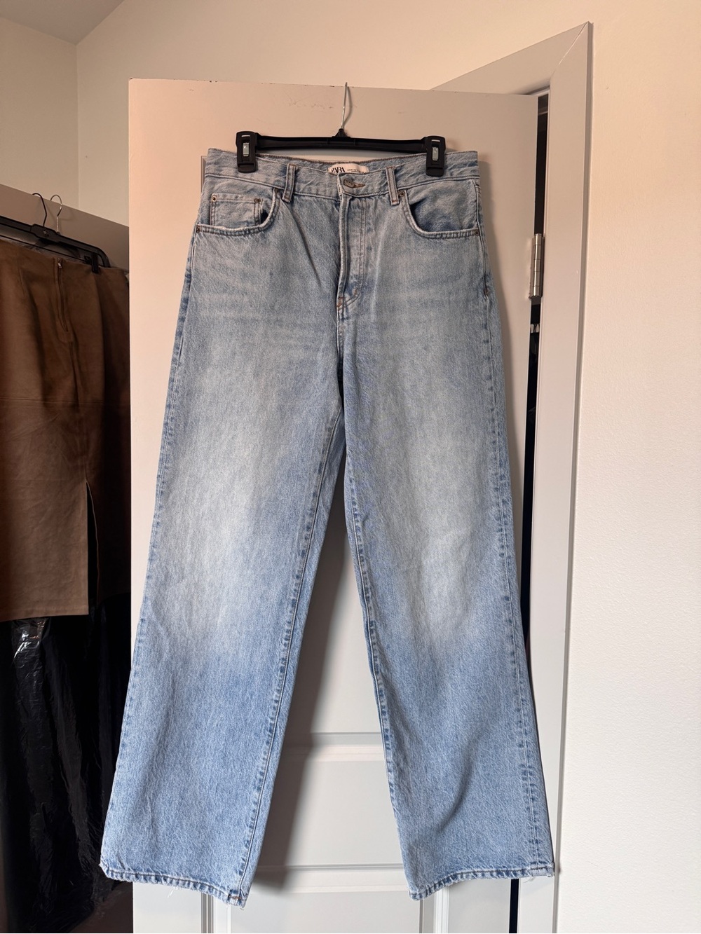Zara Light Blue Relaxed Jeans